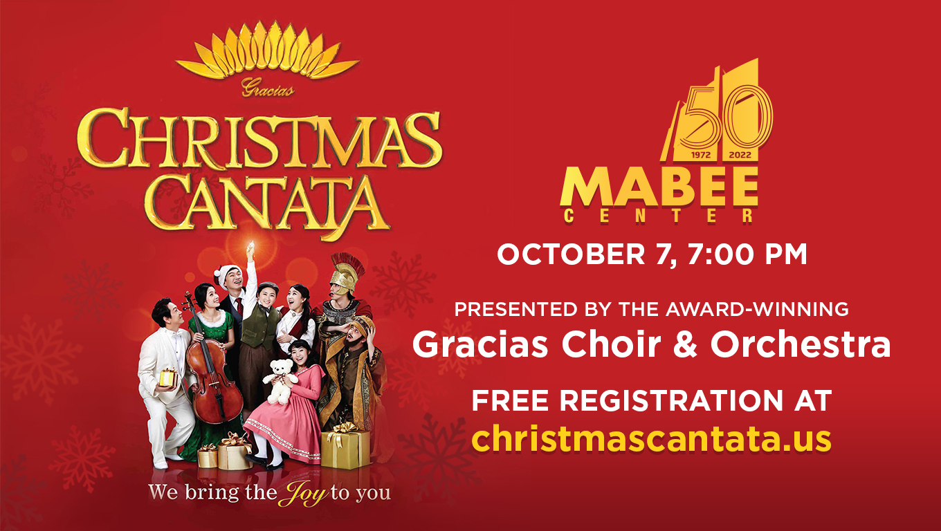 Gracias Christmas Cantata at the Mabee Center, October 7th, 2022 at 7pm FREE